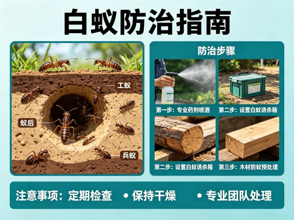 白蚁防治所施工注意事项 家庭灭白蚁安全操作